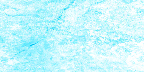 Abstract light blue grunge paint wall texture background, resembling frosty ice or watercolor marble. frosted, icy appearance with scattered speckled details and smooth blended tones. scratch wall.