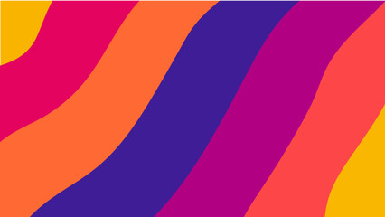 Abstract colorful background with wavy lines and vibrant design