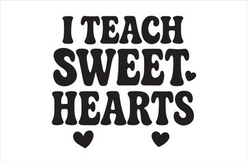 I teach sweet hearts a motivational message with heart symbols below