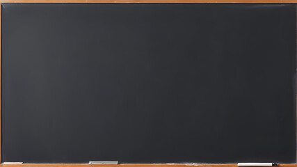 Blank Clean Blackboard Surface Perfect for Text or Writing Designs