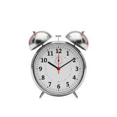alarm clock isolated on white