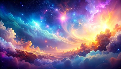 abstract, cosmic, dust, particles, drift, glow, soft, vapor, space, background, wallpaper, template, gradient, dreamy, modern, light, cloud, design, texture, bright