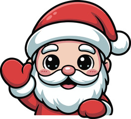 Cute Santa Claus Character