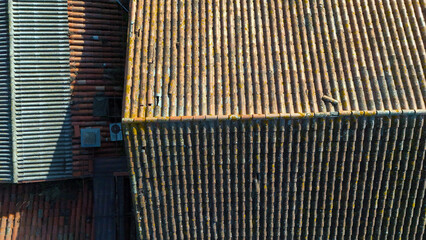 Old industrial roof