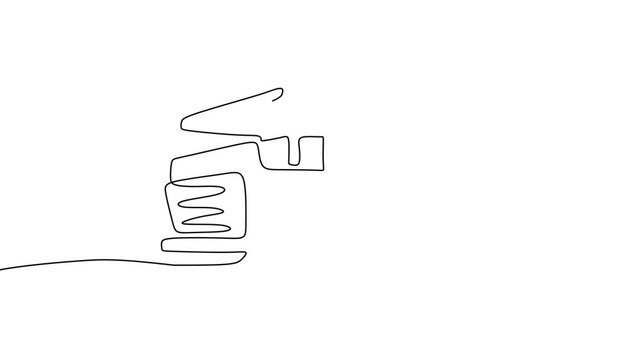 Simple vector illustration of a large dump truck for construction vehicle representation