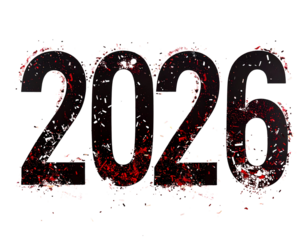 New Year and Christmas festive alphabet and number illustration with colorful letters, symbols, and holiday decorations