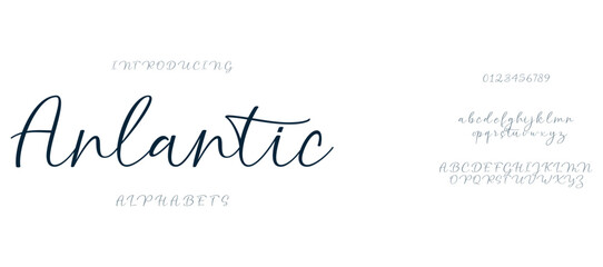 Anlantic is a modern sans-serif font with bold, clean lines that make it perfect for strong brand identities.