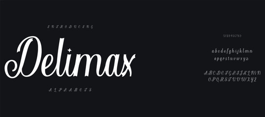Delimax is a bold and structured font, perfect for impactful logos that need to convey confidence and strength.