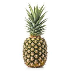 Fototapeta premium Fresh pineapple isolated on white background for healthy eating concepts