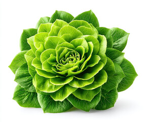 Fototapeta premium Lettuce isolated on white