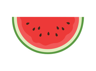 Refreshing Watermelon Slice summer vector