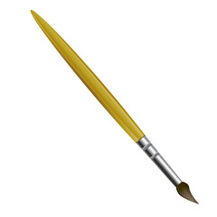 paintbrush isolated on white background