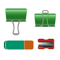 set of colored markers