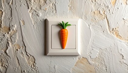 fresh vegetables on the wall