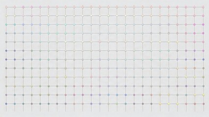 Minimal pastel grid pattern on white background