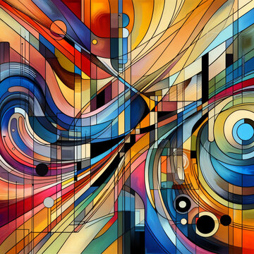 abstract background with lines