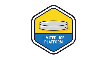 Illustrated Icon Depicting a Limited Use Platform for Digital Applications and Design