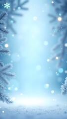 Winter New Year banner, background for a postcard