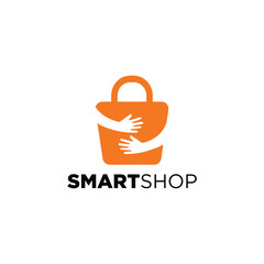 Smart Shop Logo Vector Simple Icon