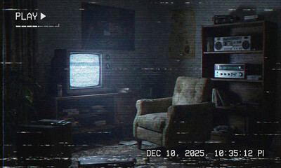 Retro VHS Scanline Overlay for Lo-Fi Aesthetics
