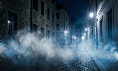 Fototapeta premium Smoke Fog Effect Overlay for Cinematic Scene