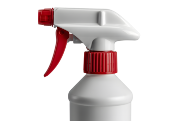 plastic spray bottle . Isolated on transparent background, png