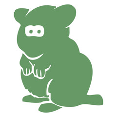 Cartoon-Styled Hamster