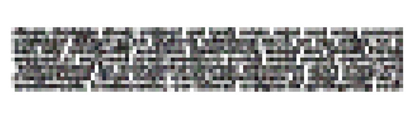 Black and white censored texture pattern, adult censored seal sign texture in PNG isolated on transparent background