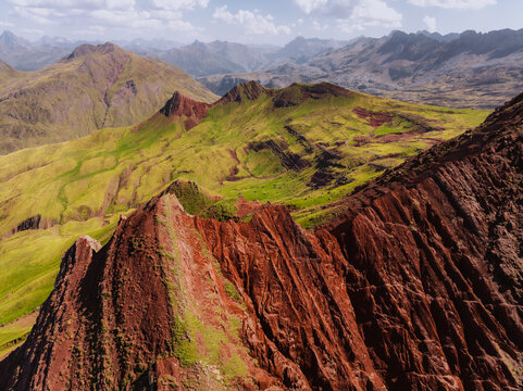 Castillo de Acher in Andora mountains of Spain
