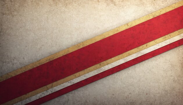 Red and gold stripes on grunge background. Clean geometric pattern for sports presentations or club identity. Use for banners or apparel design.