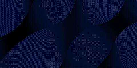 Premium background design with diagonal dark blue line pattern. Vector horizontal template for digital lux business banner, contemporary formal invitation, luxury voucher, prestigious gift certificate