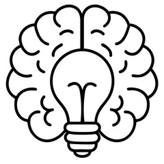 Mental health awareness doodle art icon. line art element illustration concept.