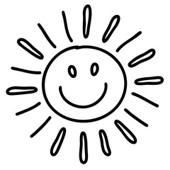 Mental health awareness doodle art icon. line art element illustration concept.