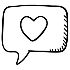 Mental health awareness doodle art icon. line art element illustration concept.