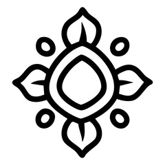 Mental health awareness doodle art icon. line art element illustration concept.