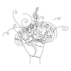 drawing of the world