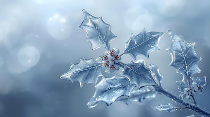 Icy Winter Holly