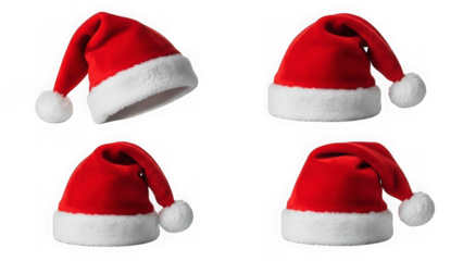 santa claus red hat