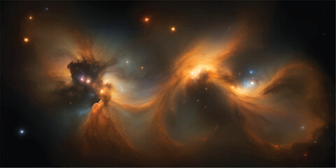 Welder in action bright red fire shines in the dark blue night sky