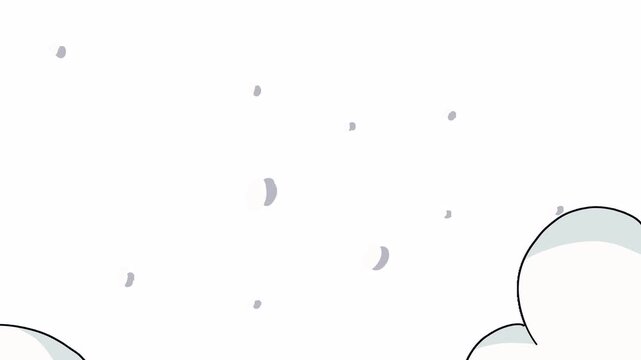 This animated transition features Santa skiing toward the viewer and throwing snow into the camera for a festive wipe effect. Rendered with an alpha channel, it's perfect for holiday video edits.