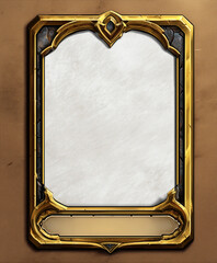 Gold frame Card