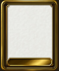 Gold frame Card