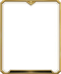 Gold frame Card