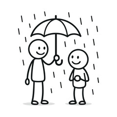 Stickman Figures Vector Design