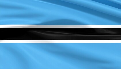 Naklejka premium flag of Botswana