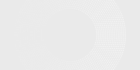 Abstract white glowing geometric lines on gray background. Modern shiny blue circle lines pattern. Futuristic technology concept. Suit for cover, poster,