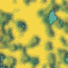 Seamless pixel lava vector pattern inspired by retro video games and anime aesthetics. Abstract liquid fire with dithered, noisy, grunge, nostalgic 8-bit