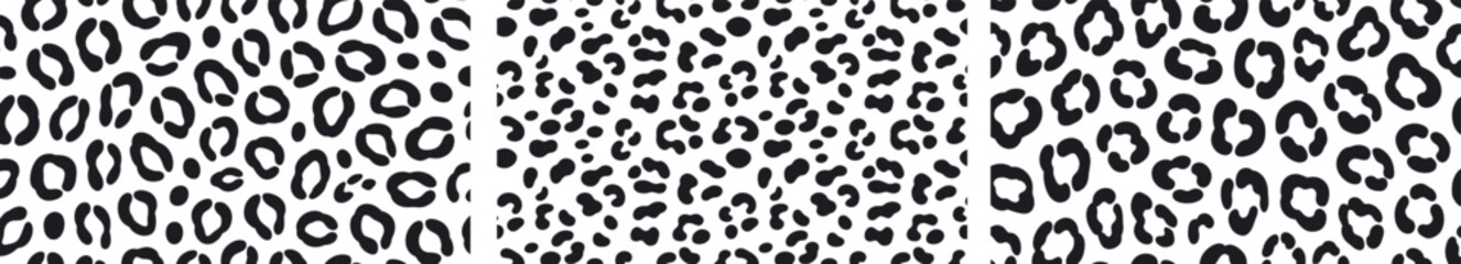 Fototapeta premium Black and White Animal Print Patterns Collection