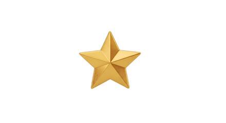 Obraz premium Golden Star Award Symbol of Excellence and Achievement.