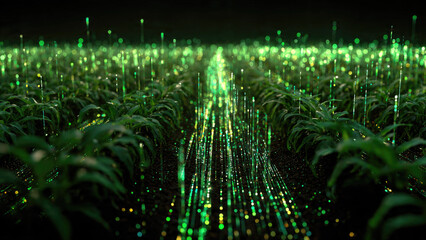 Digital agriculture: Smart farming technology concept